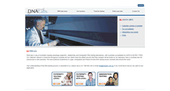 Desktop Screenshot of dnalabs.com